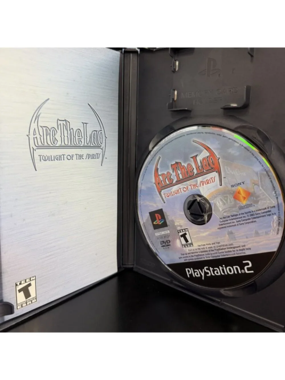 Arc the Lad: Twilight of the Spirits (Sony PlayStation 2, 2003) PS2 CIB Tested - Picture 3 of 3
